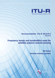 RECOMMENDATION ITU-R RS.515-5*