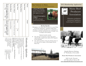 2015 MBPA brochure - So You Want to Farm in Maine