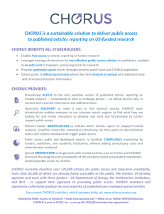 CHORUS one-pager 110215