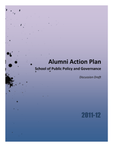 Alumni Action Plan