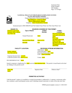 2013 Hidden Valley Permit - Department of Environmental Quality