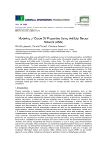 Modeling of Crude Oil Properties Using Artificial Neural
