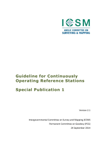Guideline for Continuously Operating Reference Stations V2.1