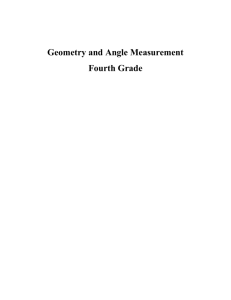 Geometry and Angle Measurement