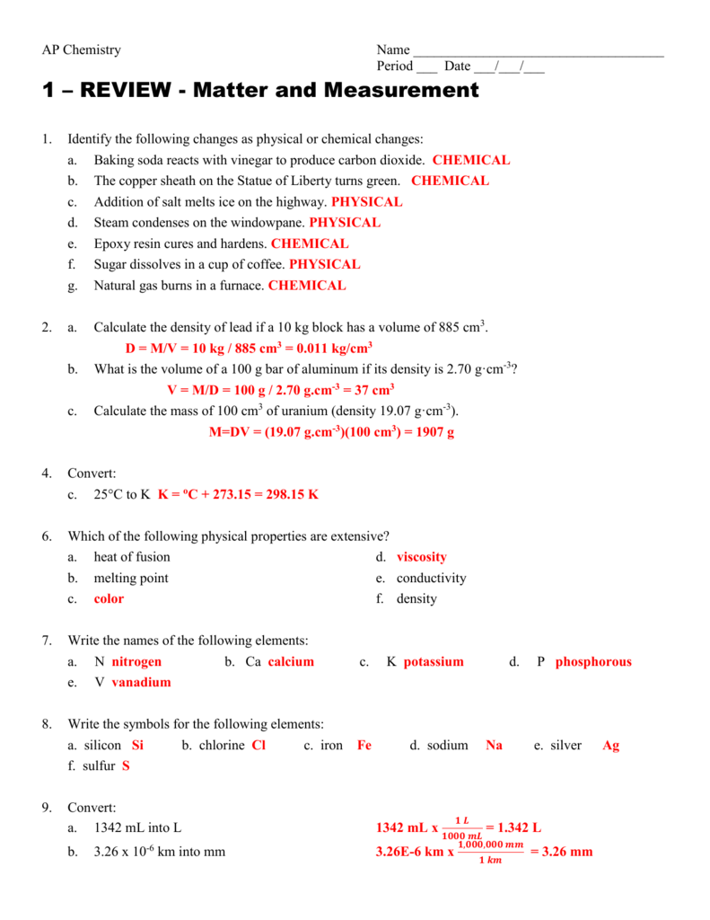 South Pasadena · AP Chemistry