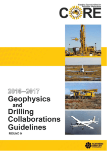 Geophysics and Drilling Collaborations Guidelines
