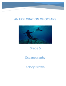Oceans - Kelsey Brown Elementary Education