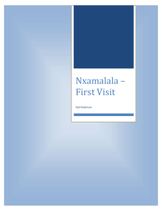 Nxamalala - First Visit