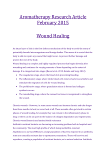 Aromatherapy Research Article February 2015 Wound Healing