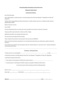 Parent/Guardian Information and Consent Form Wideview Public