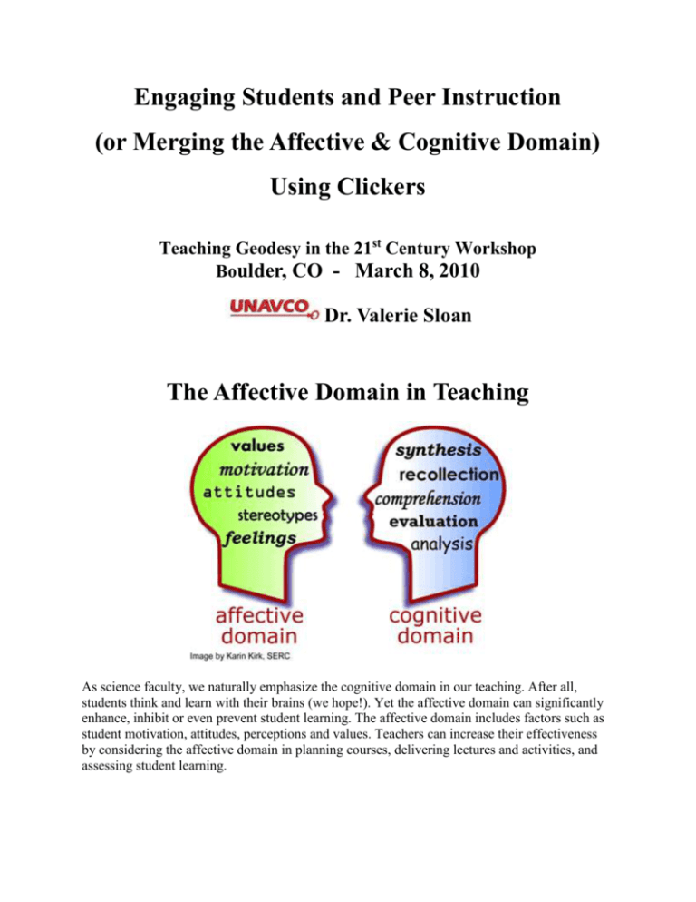 What Is The Affective Domain In Teaching