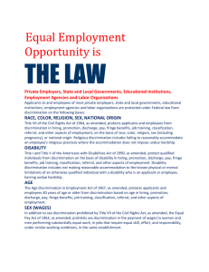 EEO is the Law