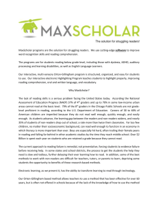 Research behind MaxScholar