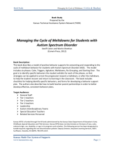 Managing the Cycle of Meltdowns for Students with Autism