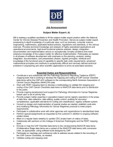 Job Announcement - DB Consulting Group
