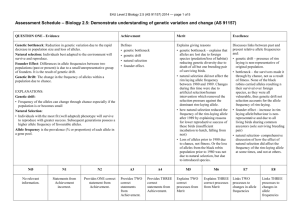 NCEA Level 2 Biology (91157) 2012 Assessment
