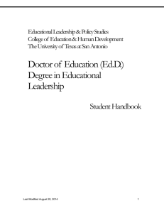 Educational Leadership - Graduate School