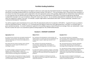 Evaluation form for Computer/Endorsement students