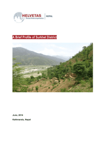 A Brief Profile of Surkhet District