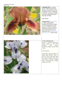 Combined list of irises Dwarf irises CIMARRON ROSE x 3 (Hooker