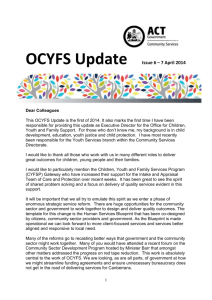 OCYFS Newsletter (April 2014)