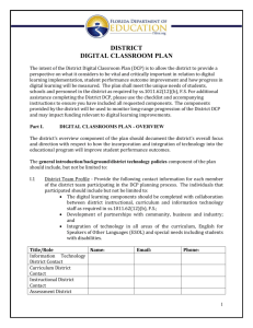 2015-16 District DCP Template - Florida Department of Education
