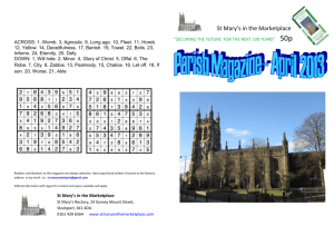 PARISHMAGApr13 - Stockport Parish Church St Mary`s in the