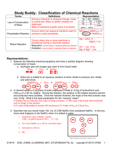 Study Buddy Unit II- Constant Velocity