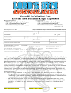 Youth Basketball Registration – click here