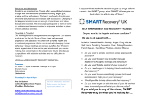 Smart Recovery Booklet - Oakley Neighbourhood Project
