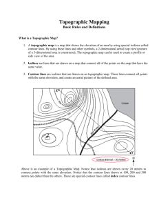 Topographic Mapping Basic Rules and Definitions