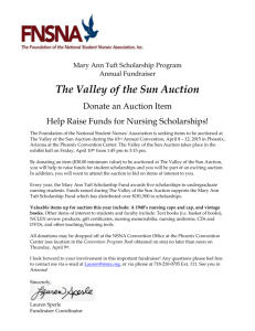 Auction Donation Form - National Student Nurses Association