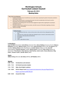 CLC Meeting Notes 2-20-14