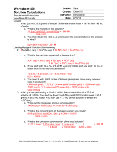 Worksheet 4d answers - Iowa State University