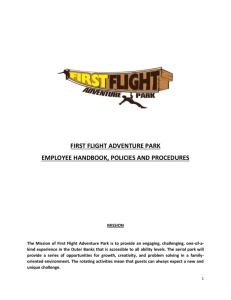 Employee Handbook - First Flight Adventure Park