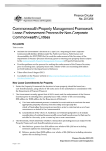 Commonwealth Property Management Framework Lease