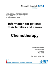 What is chemotherapy?