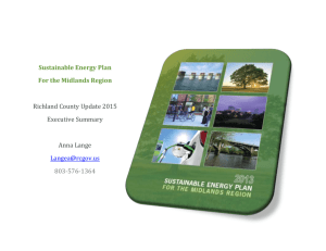 Sustainable Energy Plan For the Midlands Region