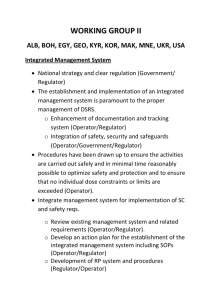 WP WG_2 Integrated Management System