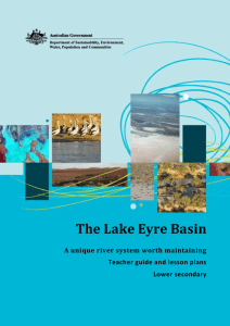 A unique river system worth maintaining: The Lake Eyre Basin