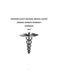 the Word file - RCRMC General Surgery Residency