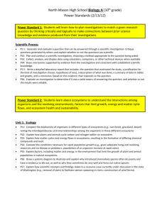 Biology - North Mason School District