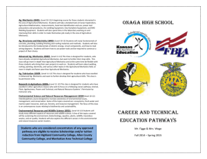 Career and Technical Education Pathways