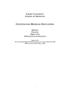 policies and procedures - Emory University School of Medicine