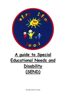 A guide to Special Educational Needs and Disability-2016
