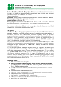 Position: Post-doc position in the project: "Comparison of functional