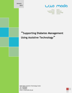 Assistive Technology for Management of Diabetes