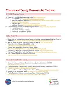Teacher Resources - Center for Climate and Energy Decision Making