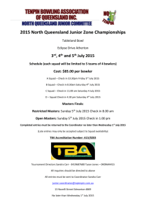 2015 North Queensland Junior Zone Championships