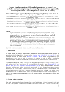 Impact of anthropogenic activities and climate changes on